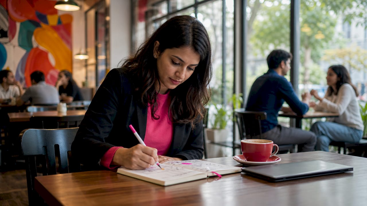 Person working on search engine marketing analytics